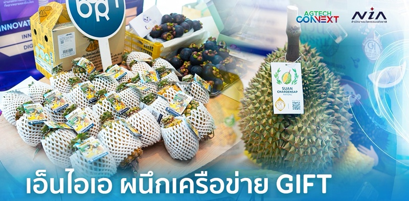 ดันแบรนด์ "GIFT-Green"!! NIA หนุนเครือข่าย GIFT นำเทคโนโลยี-นวัตกรรมแก้ปัญหาสินค้าเกษตรล้นตลาด