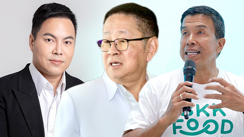 ประเสริฐ จันทรรวงทอง - อัครนันท์ กัณณ์กิตตินันท์ - ชัชชาติ สิทธิพันธุ์