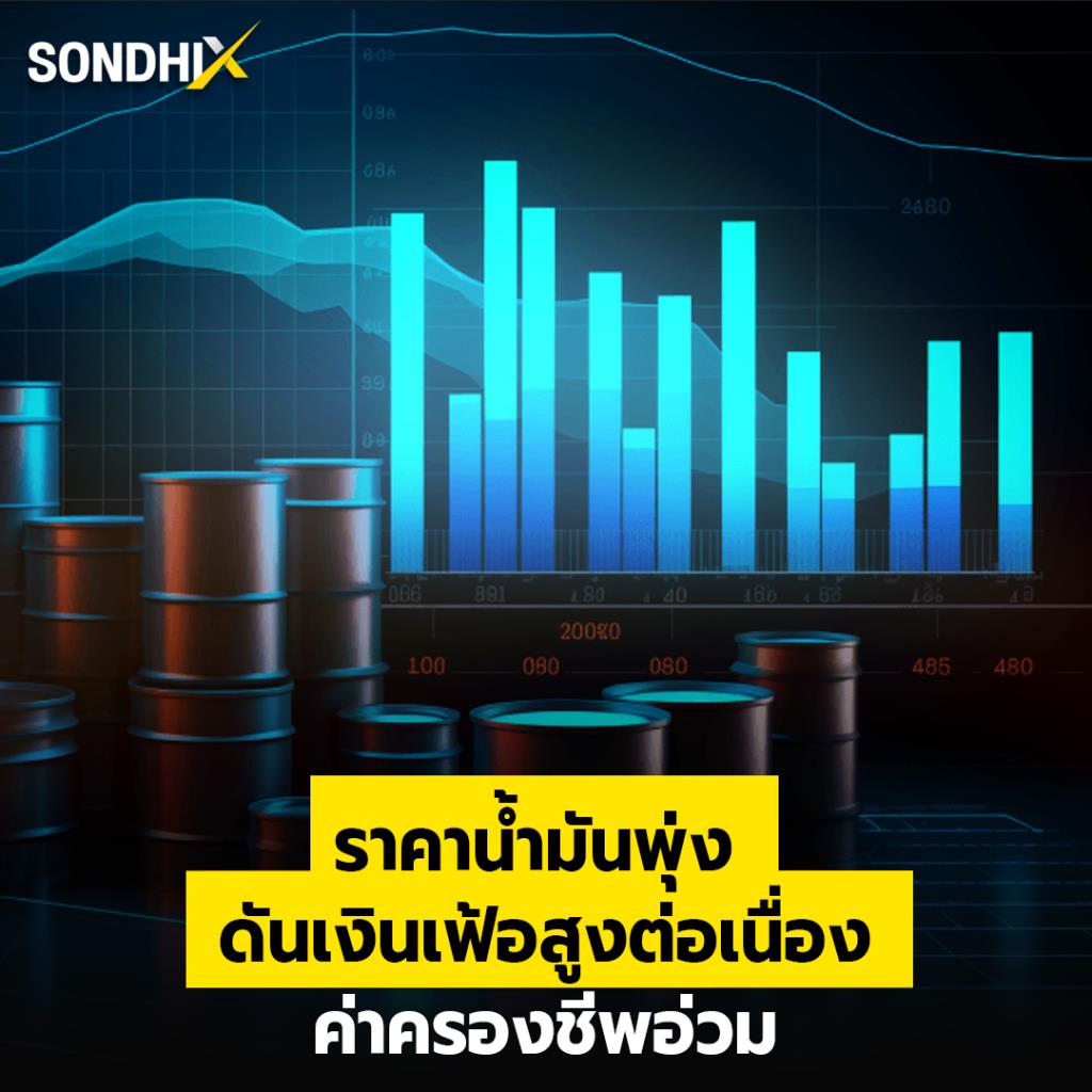 ราคาน้ำมันพุ่ง ดันเงินเฟ้อสูงต่อเนื่อง ค่าครองชีพอ่วม