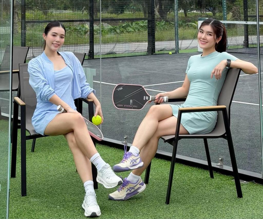 คู่พี่น้องสาวสวย หมิว กมลพร และ มิ้ง-สิรี วงศ์รักมิตร ลงสนามดวลกันยามว่าง