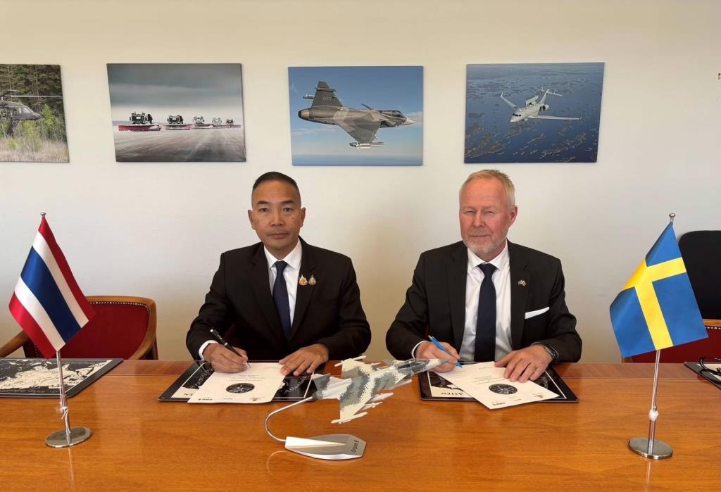 Gripen ทอ.ลำแรก เข้าสู่สายการผลิต SABB เรียบร้อย "บิ๊กคิม" บินสวีเดนติดตามคืบหน้า-วางแผนล็อต 2