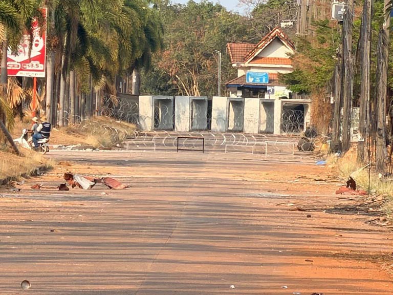 ฝั่งโอร์เสม็ด อ.กรุงสำโรง จ.อุดรมีชัย กัมพูชา 