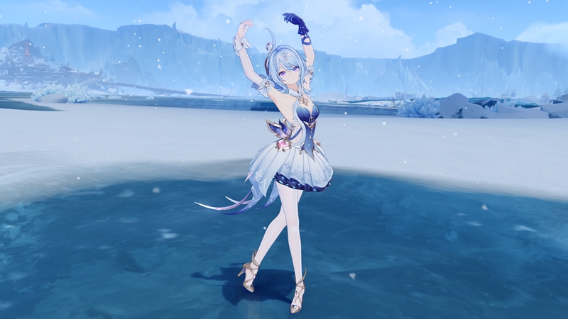Odette ตัวละคร 5 ดาวธาตุน้ำแข็งผู้ใช้ดาบ