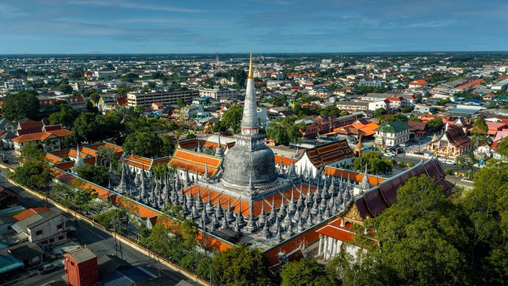 วัดพระมหาธาตุ มรดกโลกแห่งแรกของภาคใต้ (ภาพ : ททท.)