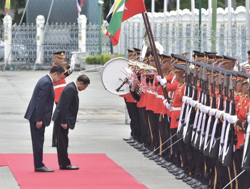 ไทย–เมียนมา กระชับมิตรภาพ! นายกฯ ต้อนรับ "มิน ออง ไลง์" เดินหน้าความร่วมมือเพื่อความมั่นคงและการพัฒนาร่วมกัน