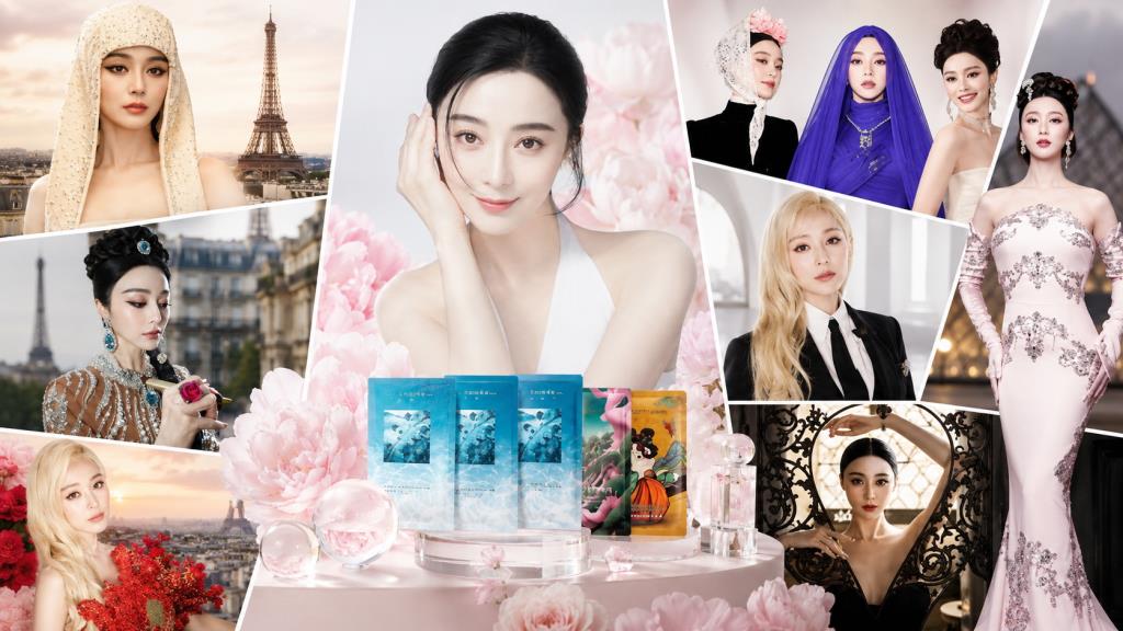 นอกจากเดินสายแฟชั่น ฟ่านปิงปิงยังใช้ทริปปารีสโปรโมตแบรนด์ความงาม Fan Beauty Diary ผ่านคอนเทนต์หลากหลายลุค พร้อมนำเสนอผลิตภัณฑ์ควบคู่กับภาพแฟชั่นอย่างเต็มรูปแบบ