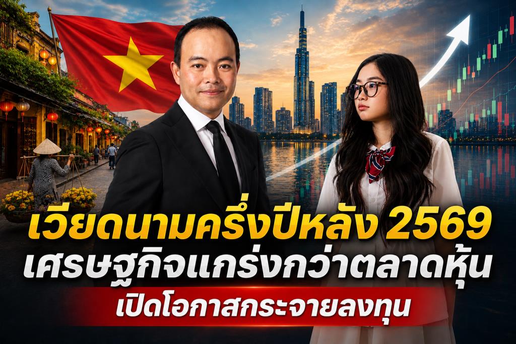 เวียดนามครึ่งปีหลัง เศรษฐกิจแกร่งกว่าตลาดหุ้น  เปิดโอกาสกระจายลงทุน