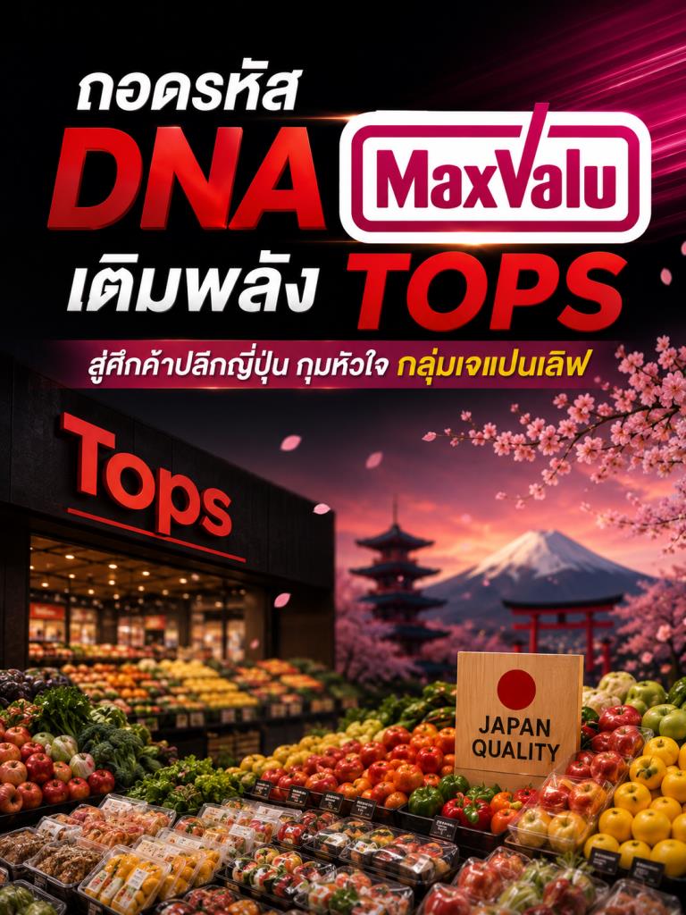ถอดรหัส DNA MaxValu เติมพลัง TOPS  สู่ศึกค้าปลีกญี่ปุ่น กุมหัวใจกลุ่มเจแปนเลิฟ