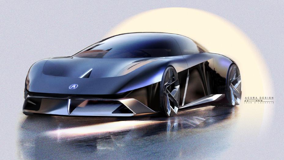 ภาพสเก็ตช์การออกแบบ Acura NEXERA Vision