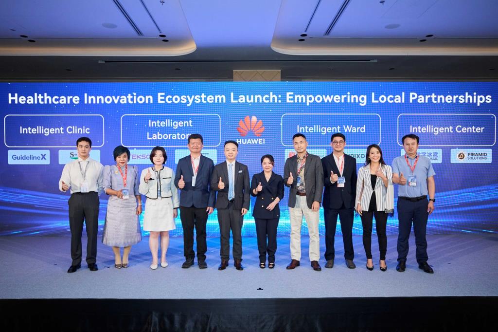 พิธีเปิดตัวความร่วมมือ Healthcare Innovation Ecosystem ในงาน Huawei AI+ Healthcare Summit 2026