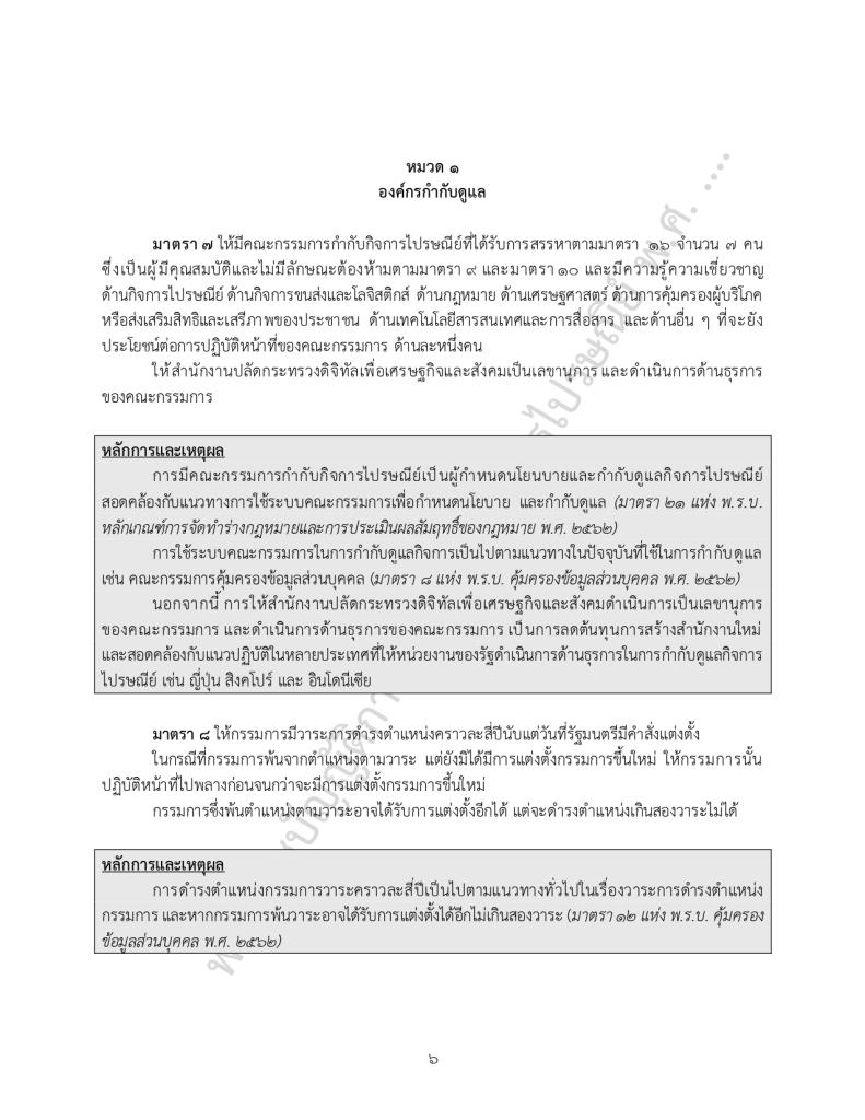 ร่าง พ.ร.บ.การประกอบกิจการไปรษณีย์ พ.ศ. ....