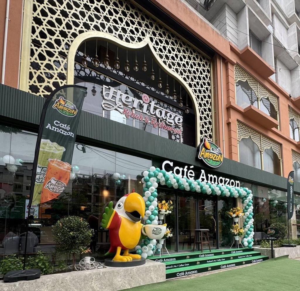 โออาร์ผนึกบาชุนดารา กรุ๊ป เปิด Caf&amp;#233; Amazon ครั้งแรกในบังกลาเทศ