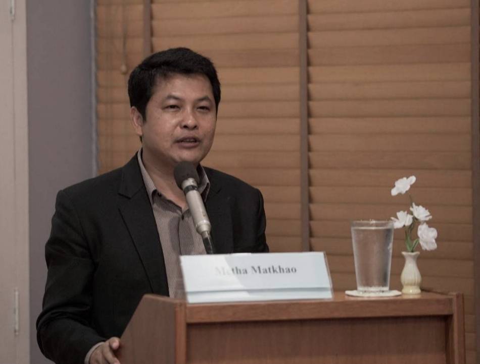 นายเมธา มาสขาว เลขาธิการคณะกรรมการรณรงค์เพื่อประชาธิปไตย (ครป.)