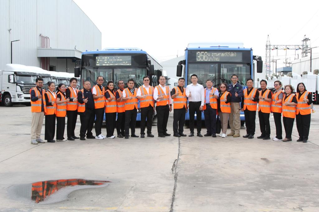 NEX–AAB โชว์ศักยภาพผลิตและประกอบรถโดยสารไฟฟ้า 1,520 คันในไทย