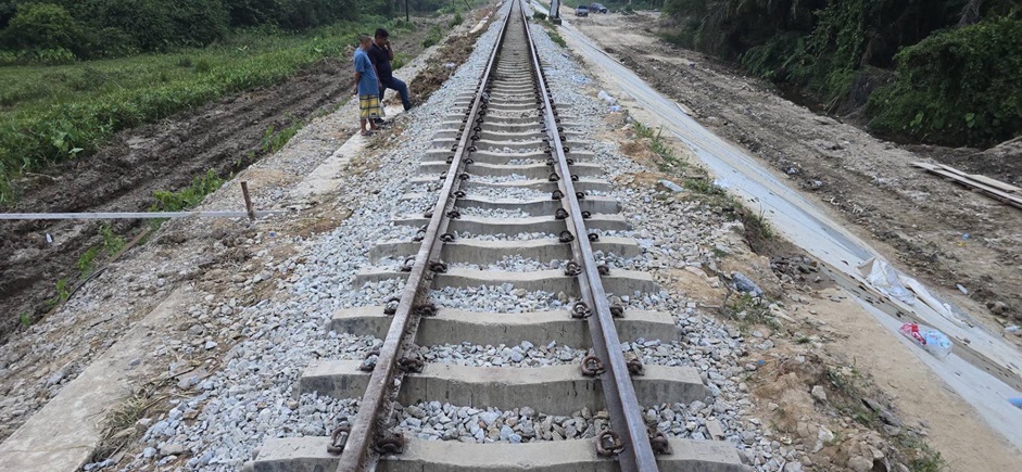 รฟท.ซ่อมทางเสร็จ เปิดเดินรถช่วงสถานีมะรือโบ – ตันหยงมัส แล้ว
