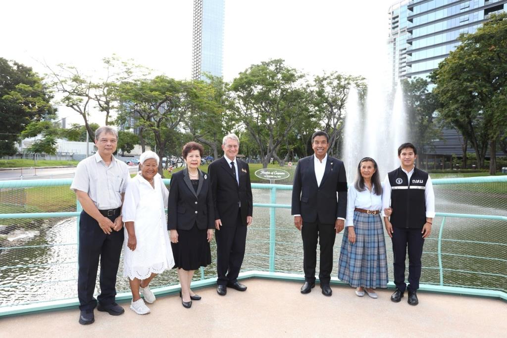 บี.กริม ส่งมอบ “Fountain of Compassion” กลางสวนลุมพินี