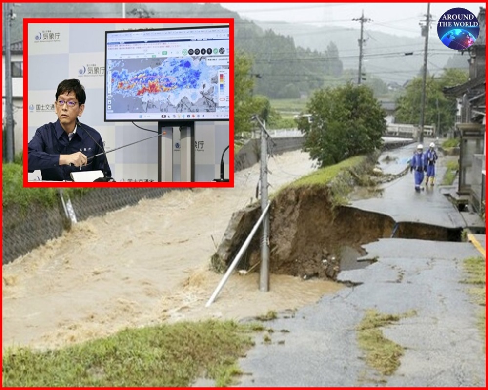 "ญี่ปุ่น" สั่งอพยพด่วน 180,000 เตือนภัยสีแดง หลังฝนตกหนักถล่มภาคกลาง ทั้งเมืองจมน้ำ  “ดินถล่ม-น้ำท่วมฉับพลัน”