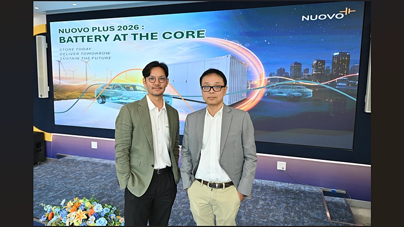 ‘นูออโว พลัส’ ชูแบตเตอรี่พลิกเกมพลังงาน หนุนธุรกิจไทยเปลี่ยนต้นทุนด้านพลังงานสู่ความได้เปรียบ