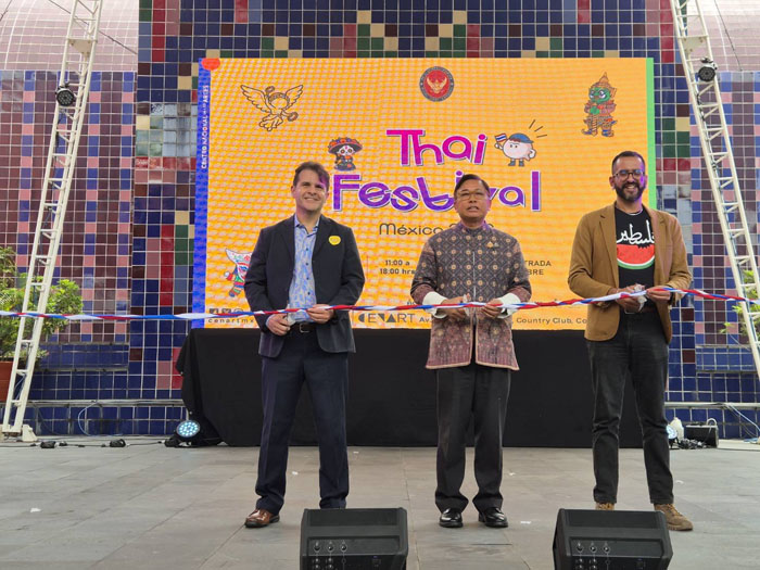 สถานทูตไทย ณ กรุงเม็กซิโก สร้างประวัติศาสตร์! จัดงาน Thai Festival ยอดผู้เข้าชมทะลุ 3.2 หมื่นคน ดัน Soft Power ไทยครองใจชาวเม็กซิกัน ทุบสถิติโตกว่าเท่าตัว