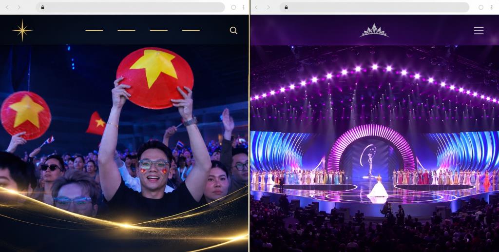 ท่ามกลางข้อพิพาทของ MUO โดยฝั่งที่เผยแพร่ผ่าน missuniverseorg.com ระบุว่าเว็บไซต์ดังกล่าวเป็นช่องทางทางการเพียงแห่งเดียวที่ได้รับอนุญาต ขณะที่ฝั่ง MU East ยืนยันผ่าน missuniverse.com ว่าเว็บไซต์นี้ต่างหากคือแพลตฟอร์มอย่างเป็นทางการของ Miss Universe และระบุว่าเว็บไซต์อีกแห่งสะท้อนจุดยืนของ MU West จึงกลายเป็นอีกปมสำคัญของความขัดแย้งครั้งนี้