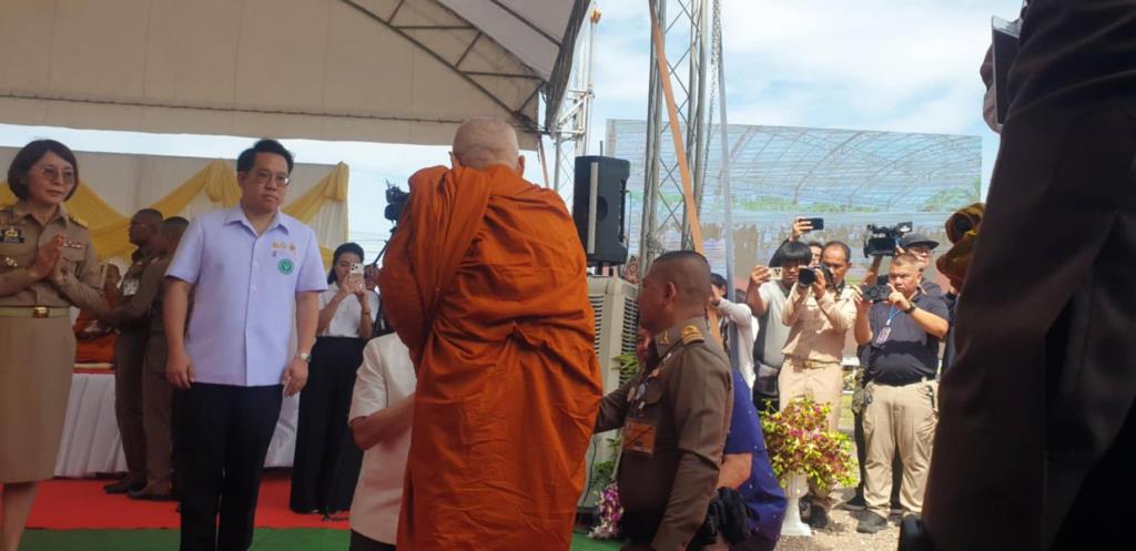 สมเด็จพระสังฆราช เสด็จทรงวางศิลาฤกษ์อาคารฉลองสตวัสส์ และอาคารพิพรรธน์ศตพรรษ์ โรงพยาบาลสมเด็จพระสังฆราช (อมฺพรมหาเถร) จ.ราชบุรี