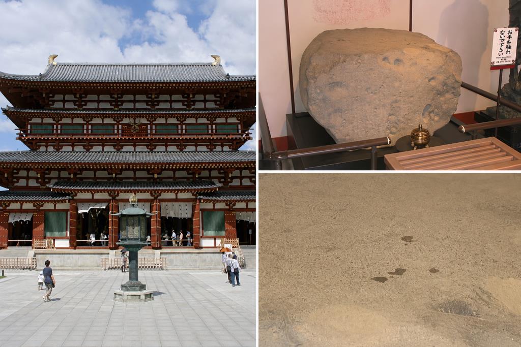จุดเกิดเหตุคือวัดยาคุชิจิ เมืองนารา หนึ่งในโบราณสถานที่เป็นส่วนหนึ่งของมรดกโลก “อนุสรณ์สถานทางประวัติศาสตร์แห่งนาราโบราณ” ส่วนศิลาที่ถูกเทของเหลวใส่คือ “ศิลารอยพระพุทธบาท” ซึ่งมีลวดลายแทนรอยพระบาทของพระศากยมุนีพุทธเจ้า สร้างขึ้นตั้งแต่ศตวรรษที่ 8 และได้รับการขึ้นทะเบียนเป็นสมบัติแห่งชาติของญี่ปุ่น