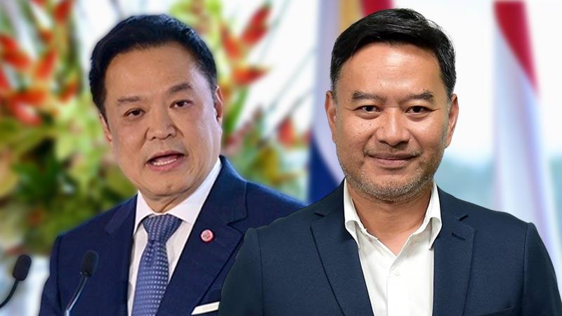 อนุทิน ชาญวีรกูล - นพ.เอกภพ เพียรพิเศษ