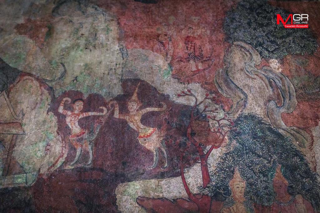 ภาพจิตรกรรมฝาผนังที่นี่ถูกยกให้เป็นอีกหนึ่งใน “อันซีนอยุธยา”
