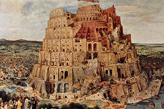 หอคอย Babel (Tower of Babel) ภาพจาก www.historyextra.com