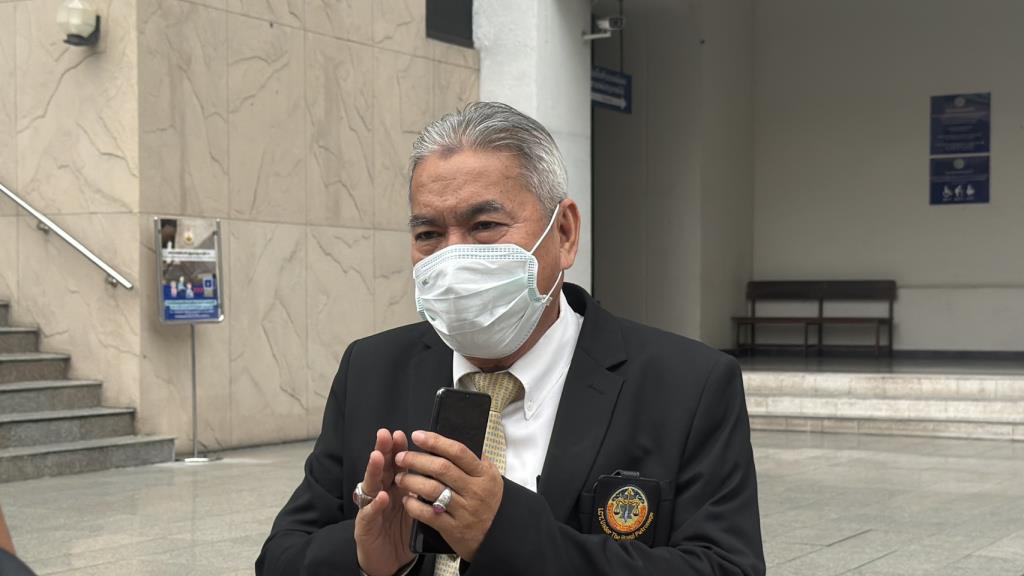 ว่าที่ร.ต.สมชาย อามีน ประธานอนุกรรมการฝ่ายคดีสิ่งแวดล้อมและปฏิบัติการ สภาทนายความ