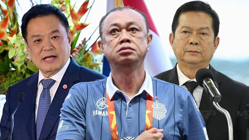 อนุทิน ชาญวีรกูล - เนวิน ชิดชอบ - ณรงค์ กลั่นวารินทร์