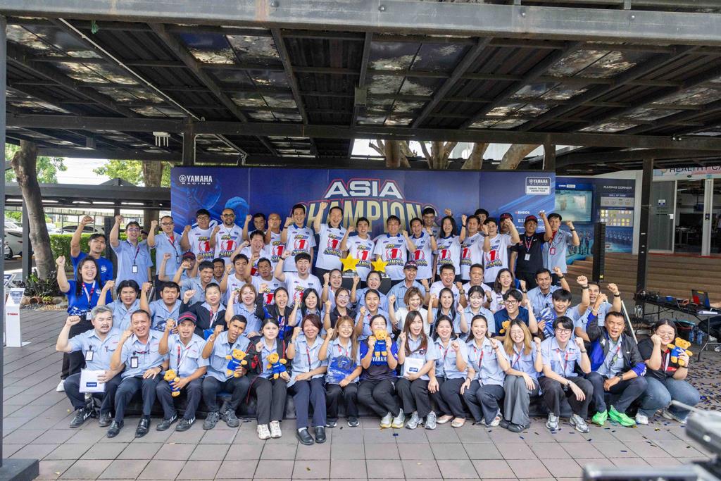คณะผู้บริหารและพนักงาน บริษัท ไทยยามาฮ่ามอเตอร์ จำกัด ร่วมแสดงความยินดีและให้กำลังใจแก่ “ไอเดีย” กฤตภัทร เขื่อนคำ