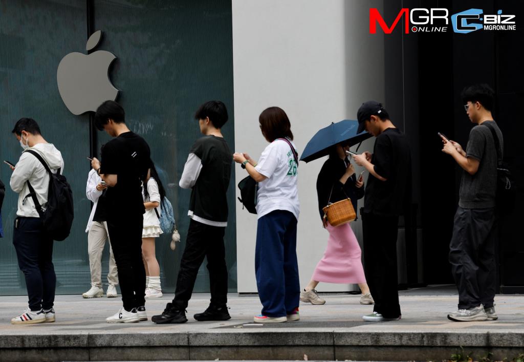 คิวรอซื้อ iPhone 18 โดยรวมสั้นลงและเป็นระเบียบกว่ายุคก่อนในหลายเมือง