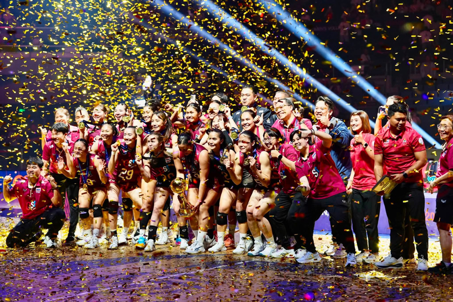 [ ขอบคุณภาพ : Facebook @ThailandVolleyballAssociation ]