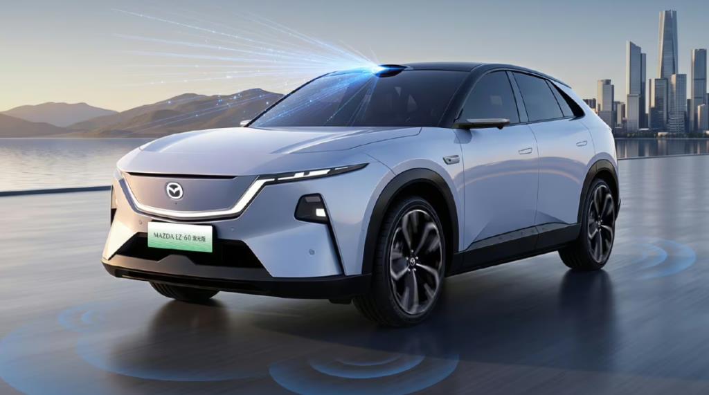 CX-6e รุ่นปี 2027 ที่ติดตั้ง LiDAR