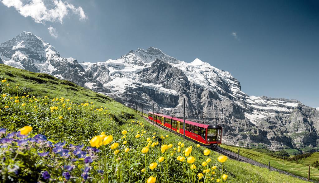 รถไฟยุงเฟรา (ภาพจาก www.jungfrau.ch)