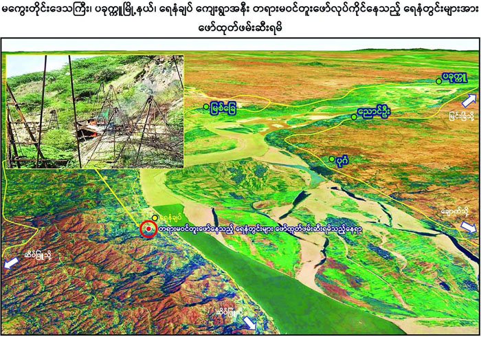 ที่ตั้งบ่อน้ำมันเถื่อนในเมืองบะโคะกู่
