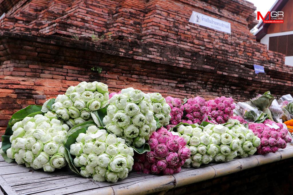 บูชาดอกบัวถวายพระปรางค์
