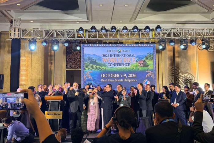 การประกาศสายพันธุ์ข้าวดีเด่นประจำปี 2569 ในการประชุมข้าวโลกที่ฟิลิปปินส์ เมื่อวันที่ 7-9 ตุลาคมที่ผ่านมา