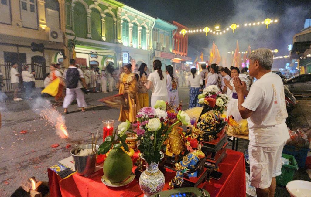 พิธีแห่พระกลางคืน ประเพณีถือศีลกินเจภูเก็ตปี 2569