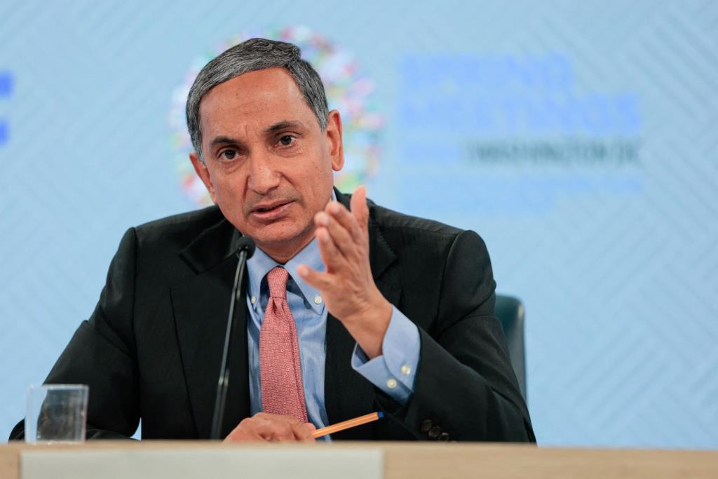คริชนา ศรีนิเวศัน (Krishna Srinivasan) ผู้อำนวยการฝ่ายเอเชียและแปซิฟิกของ IMF (ภาพเอเอฟพี)