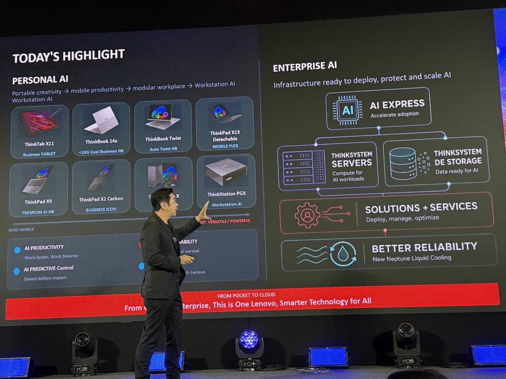 เพื่อแก้ปัญหาการรอคิวชิป GPU ที่นานหลายเดือนในตลาด Lenovo เปิดตัวโปรแกรม Lenovo AI Express การันตีจัดส่งเซิร์ฟเวอร์พร้อม GPU ถึงมือลูกค้าได้ใน 15 ถึง 25 วันทำการ
