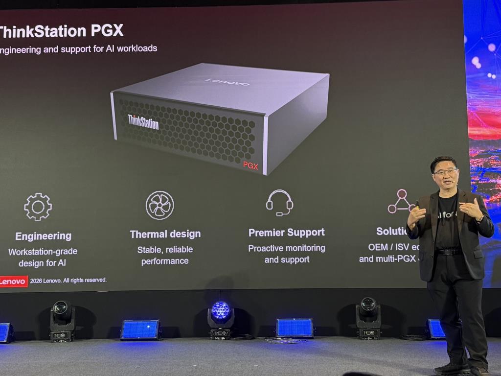 สำหรับการเริ่มต้นทดลองพัฒนาโมเดล AI ในองค์กร Lenovo นำเสนอ ThinkStation PGX เวิร์กสเตชันขนาดเล็กที่มีความเสถียร (Reliability) สูงสุด