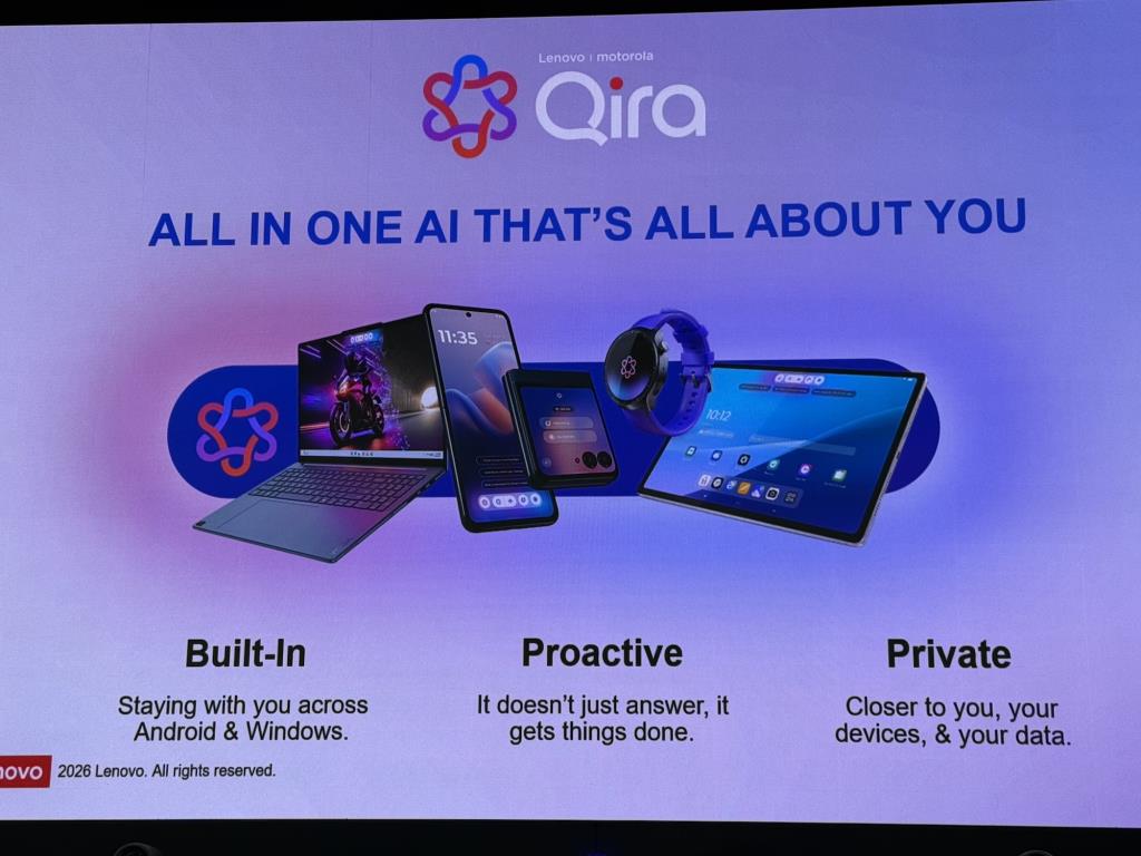 ระบบ Qira บน AI PC ของ Lenovo ช่วยให้ผู้ใช้ทั่วไปสามารถค้นหาไฟล์ วิเคราะห์ และประมวลผลข้อมูลได้แบบ Offline โดยไม่ต้องต่ออินเทอร์เน็ต ข้อมูลปลอดภัย 100% บนเครื่องโดยไม่มีค่า Subscription เพิ่มเติม