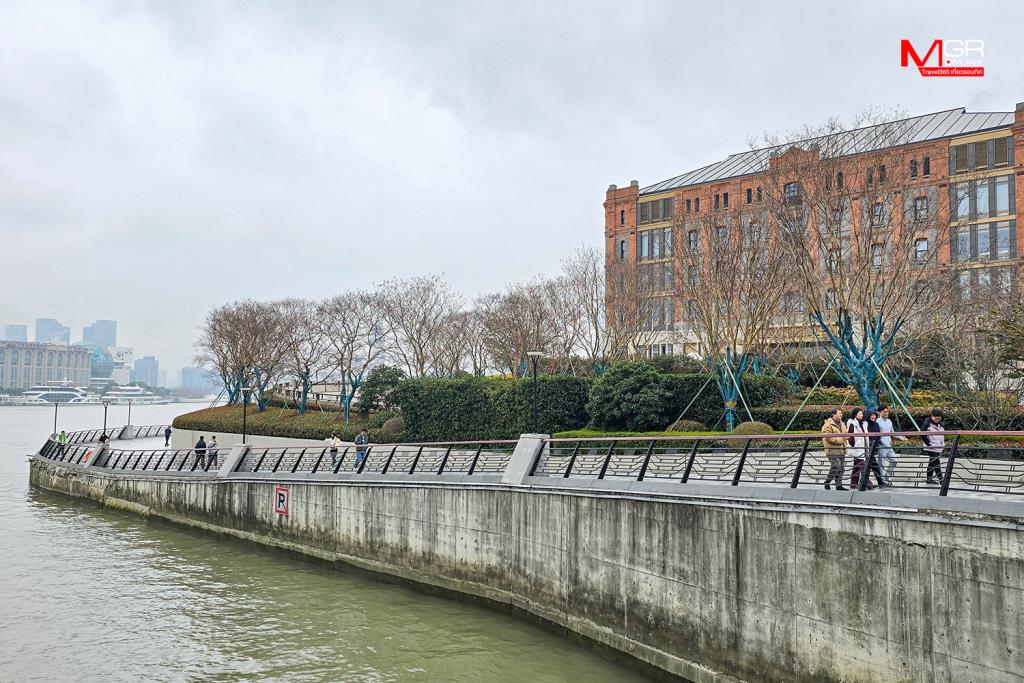 ทางเดินเลียบแม่น้ำฝั่ง North Bund