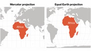 UN ลงมติรับรองแผนที่ Equal Earth ที่แสดงขนาดของ 'ทวีปแอฟริกา' ตรงตามจริง