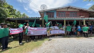 ชาวท่าเรือรวมพลังติด &ldquo;ธงเขียว&rdquo; ค้านโรงงานปุ๋ย-ขยายท่าเรือ หวั่นกระทบชุมชน-แม่น้ำป่าสัก