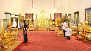 ในหลวง-พระราชินี ทรงบำเพ็ญพระราชกุศลสตมวาร (100 วัน) เจ้าฟ้าพัชรกิติยาภาฯ