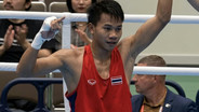 &ldquo;กรังปรี&rdquo; ครบเครื่อง รัวหมัดถลุงเติร์กเมนิสถาน 5-0 เสียง เข้า 16 คน มวยสากลเอเชียนเกมส์