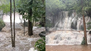 ปิดการท่องเที่ยว "อช.เอราวัณ - อช.ไทรโยค" จากเหตุฝนตกหนักต่อเนื่อง
